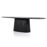 Eettafel Aron Ovaal 200 Zwart