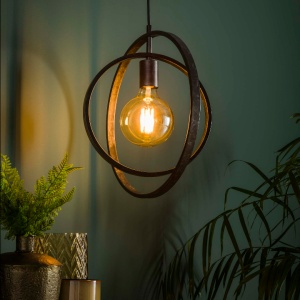 Hanglamp 1L Turn around / Charcoal