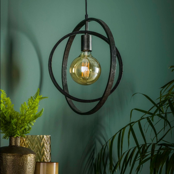 Hanglamp 1L Turn around / Charcoal