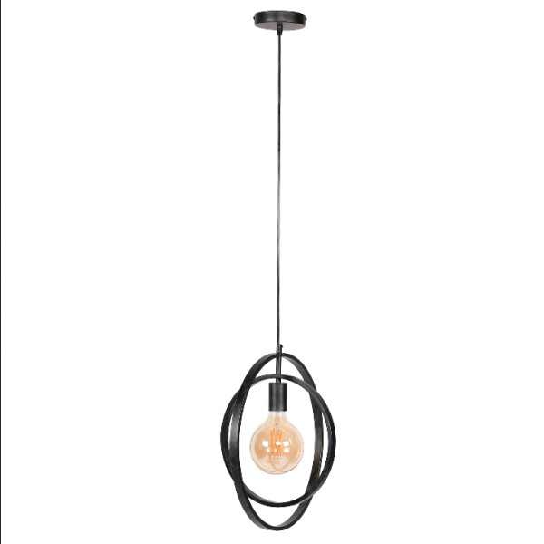 Hanglamp 1L Turn around / Charcoal