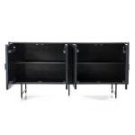 Dressoir Remi 4-deurs Zwart