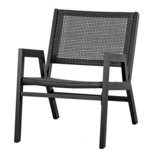 Pem Fauteuil Met Armleuning Aluminium Zwart