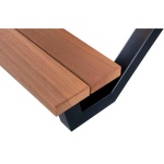 Tablo Outdoor Picknicktafel Naturel Met X-poot Metaal [fsc]