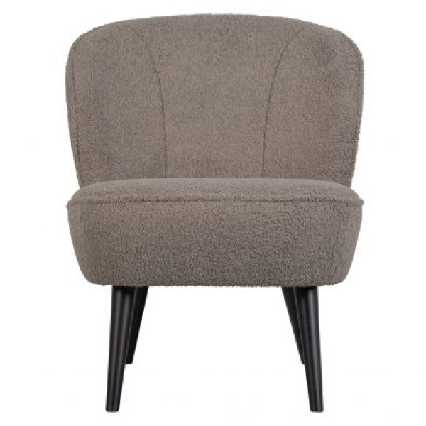 Sara Fauteuil Teddy Mud