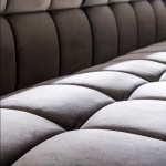 Eetkamerbank Raster Velvet 180 Grijs