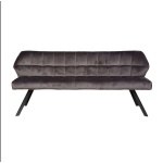 Eetkamerbank Raster Velvet 180 Grijs