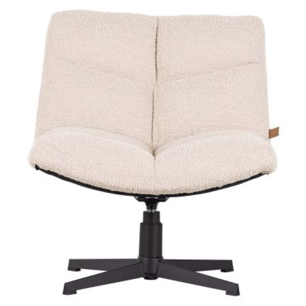 Vinny Draaifauteuil BouclÉ Off White