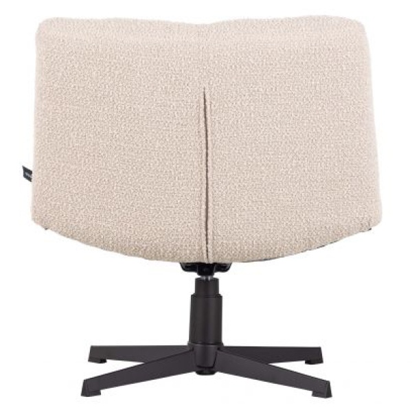 Vinny Draaifauteuil BouclÉ Off White
