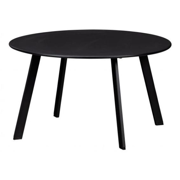 Fer Bijzettafel Metaal Zwart Ø70cm