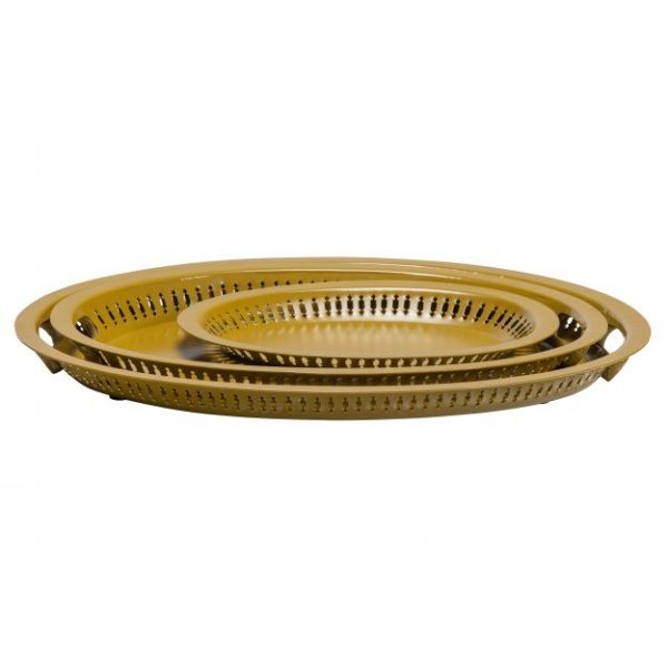 Set V 3 - Dish Dienbladen Metaal Fudge
