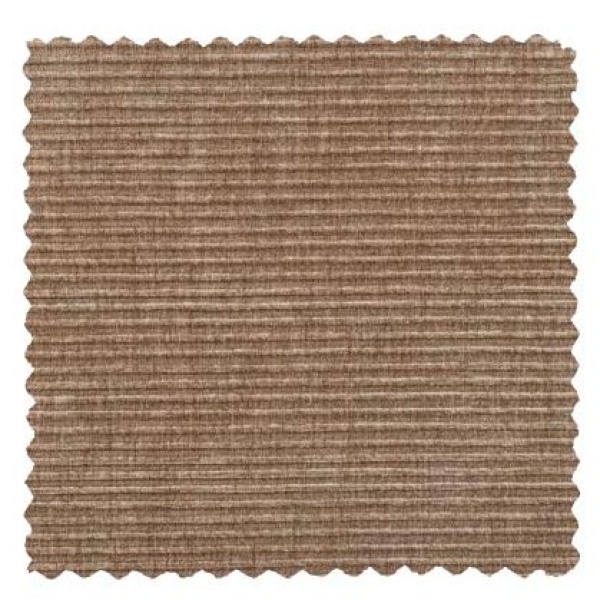 Statement Hoekbank Rechts Platte Brede Rib Clay