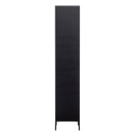 New Gravure Hoge Kast Met Lade Grenen Zwart [fsc]