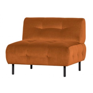 Lloyd Fauteuil Gewassen Fluweel Cinnamon