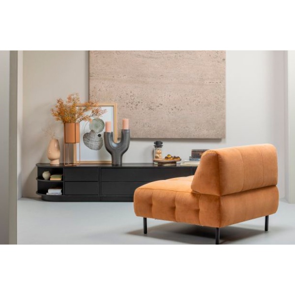 Lloyd Fauteuil Gewassen Fluweel Cinnamon