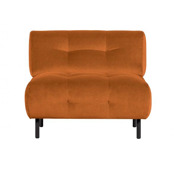 Lloyd Fauteuil Gewassen Fluweel Cinnamon