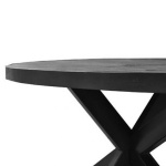 Eettafel Back To Black IV Ovaal 180