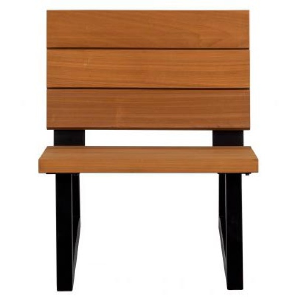 Banco Outdoor Fauteuil Hout Naturel / Metaal [fsc]