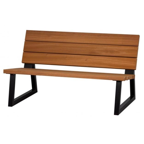 Banco Outdoor Bank Hout Naturel / Metaal [fsc]