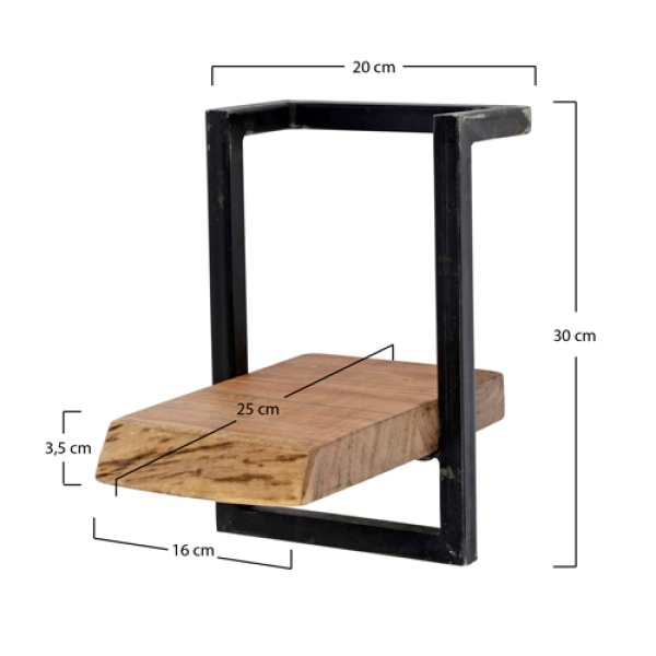 Wandplank Edge 20
