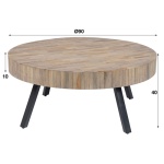 Salontafel Teca 90