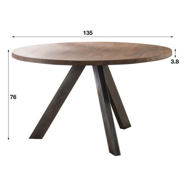 Eettafel Aramis Acacia 135
