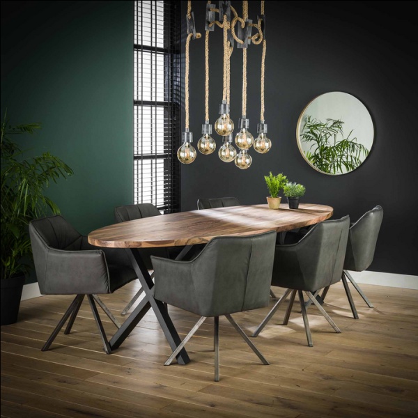 Eetkamertafel Daytona 270 / Massief Saya Naturel