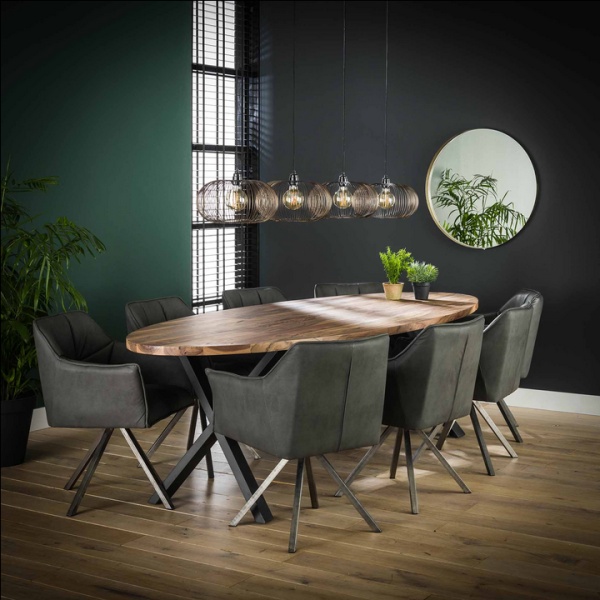 Eetkamertafel Daytona 270 / Massief Saya Naturel