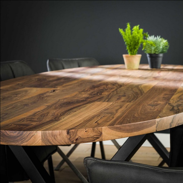 Eetkamertafel Daytona 270 / Massief Saya Naturel