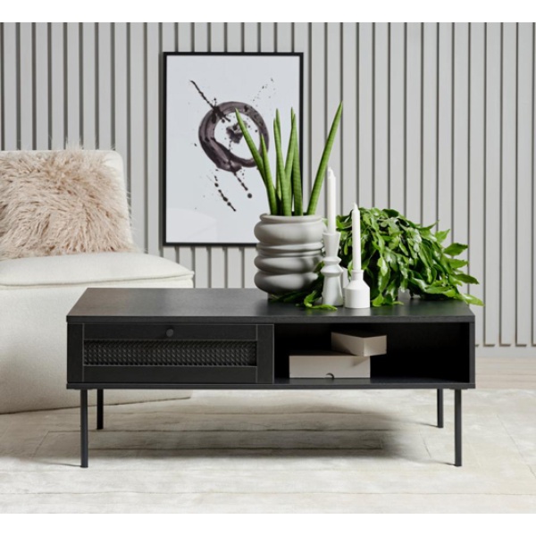 Salontafel Pensacola Zwart