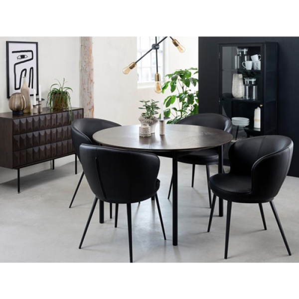 Wandkast Carmel 160 cm Zwart