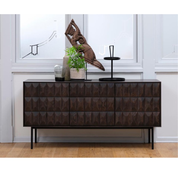 Dressoir Latina 3-drs Espresso