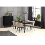 Wandkast Siena Zwart