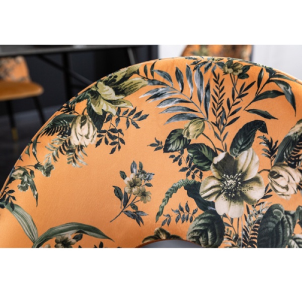 Eetkamerstoel Flora Velvet Gold
