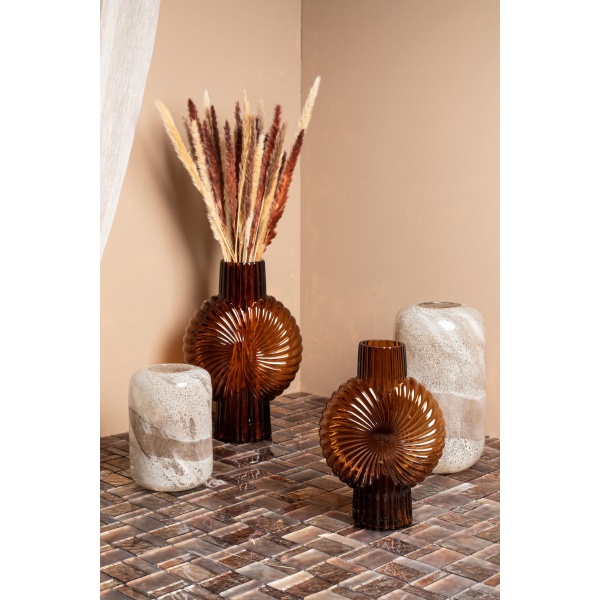 Vaas Zugar Brown Ribbed L