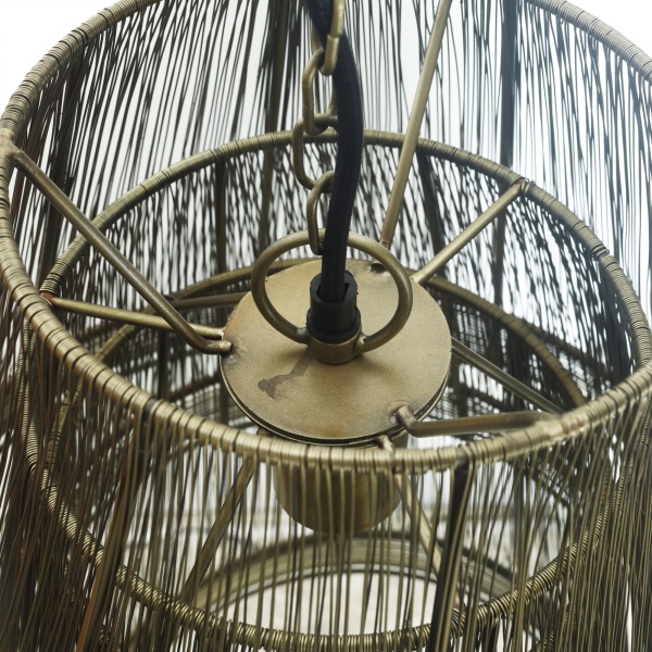 Hanglamp Ashter Brass Metaal