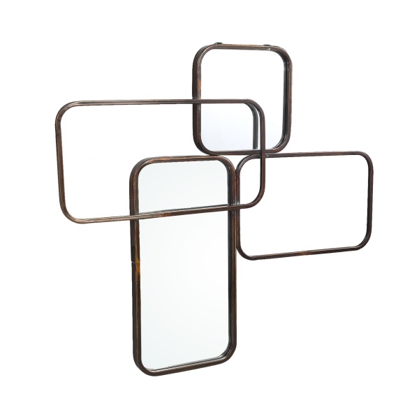 Spiegel Feros Metaal Brass