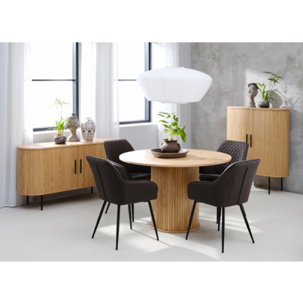 Eettafel Nola Rond Naturel 120