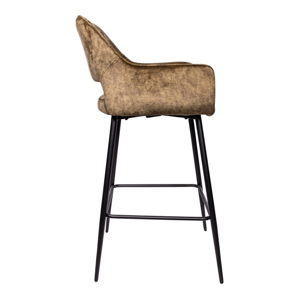 Barkruk Fallon Velvet  Groen