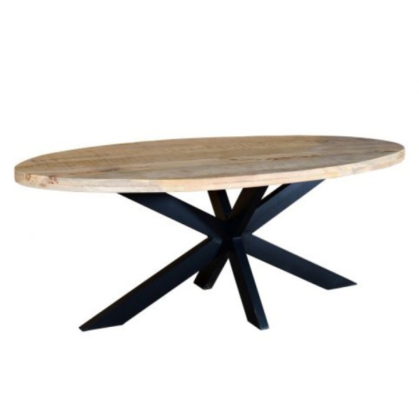 Eettafel Avalon IV Ovaal 160 Mangohout