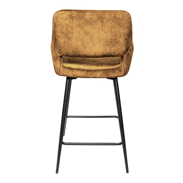 Barkruk Fal Velvet Gold