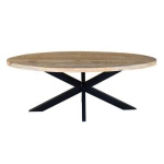 Eettafel Avalon IV Ovaal 160 Mangohout