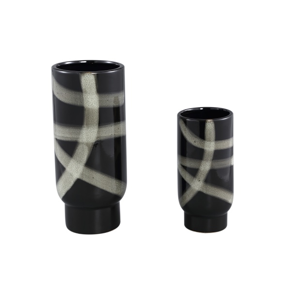 Pot Reddy Ceramic Black/White L