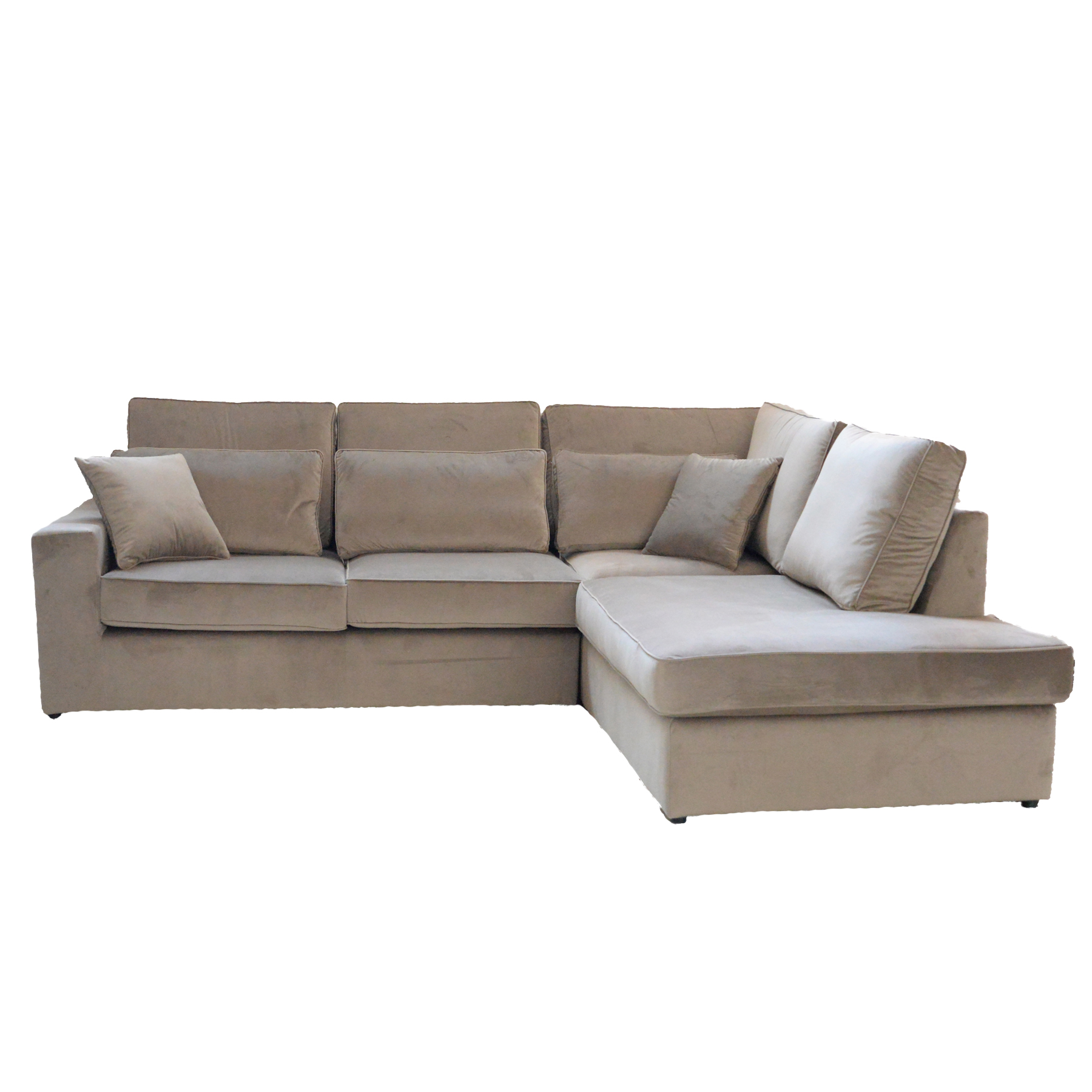 Hoekbank Carmen Velvet Taupe Online 4UDesigned.nl