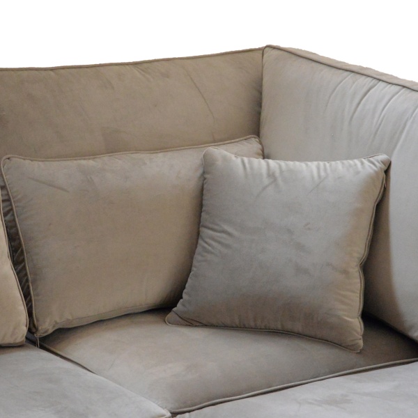 Hoekbank Carmen Velvet Taupe