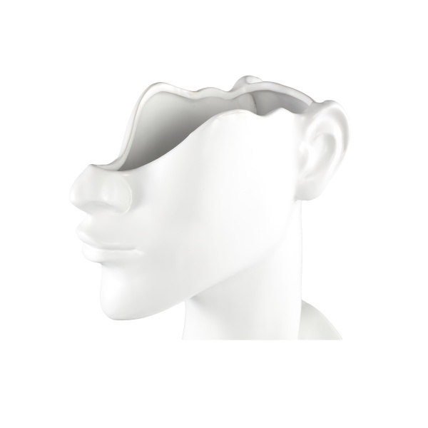Pot Jolie Ceramic Woman White S