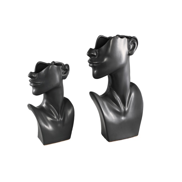 Pot Jolie Ceramic Woman Black L
