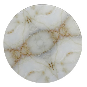 Bijzettafel Lavina Small White/Gold