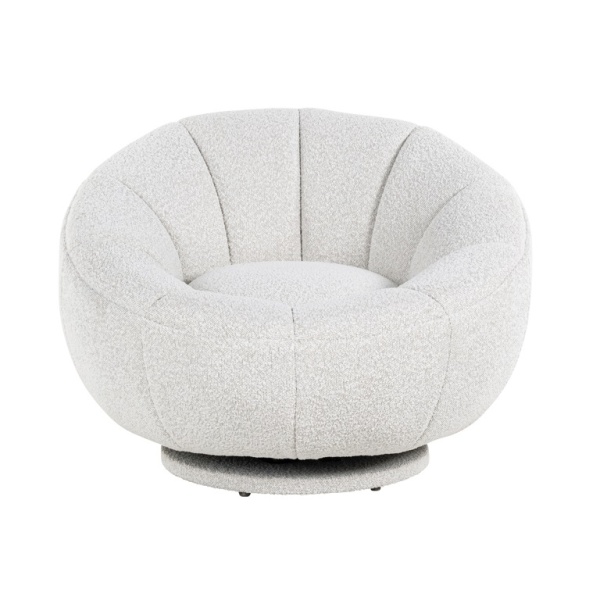 Draaifauteuil Kendall white bouclé (Copenhagen 900 Bouclé White)