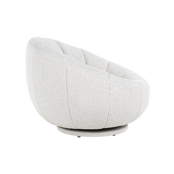 Draaifauteuil Kendall white bouclé (Copenhagen 900 Bouclé White)