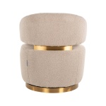 Draaistoel Maxime sand furry (Himalaya 902 sand furry)